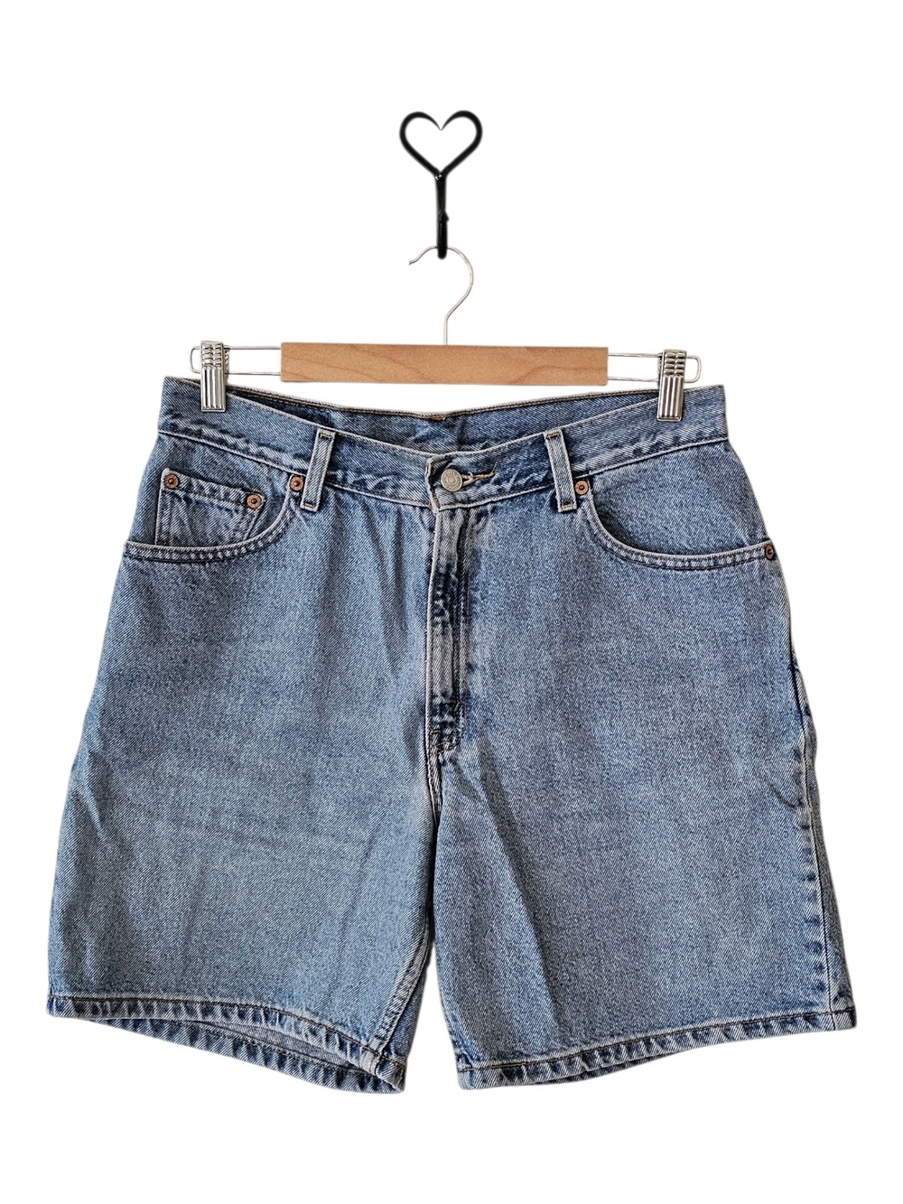 Levi's Vintage Light Blue Denim Bermuda Shorts